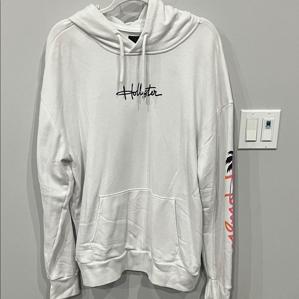 Hollister White Sweatshirt